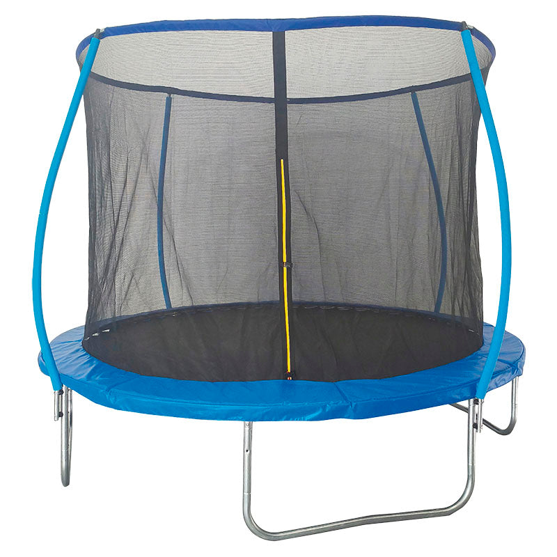 Trampolín 305 x 305 x 245 cm negro con malla protectora Basic Living