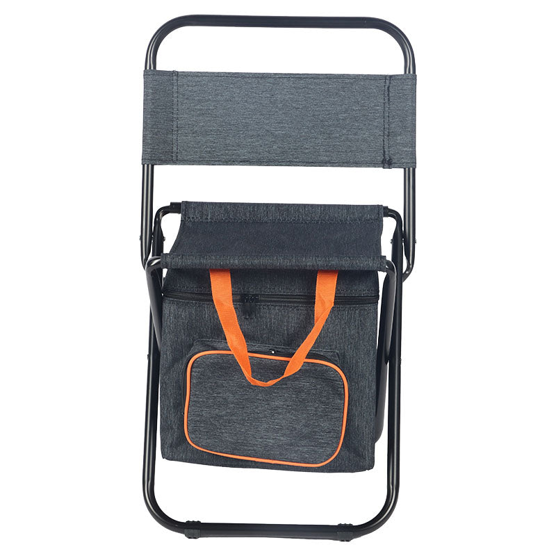 Silla Plegable para camping y pesca con bolsa térmica 35 x 33.5 x 58 cm Basic Living