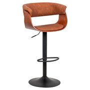 Basic Living Brown Bar Stool holds up to 117.9 kg 58 x 50 x 89.5 cm