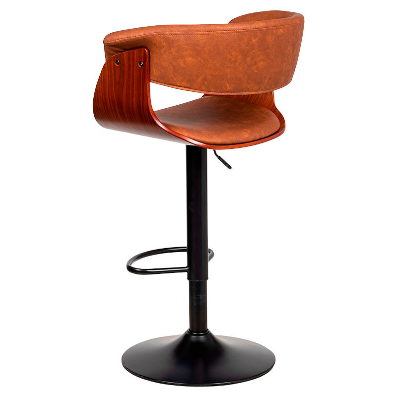 Basic Living Brown Bar Stool holds up to 117.9 kg 58 x 50 x 89.5 cm