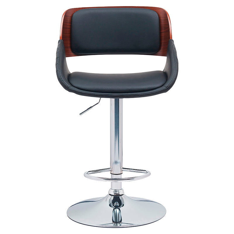 Banco tipo bar negro soporta hasta 117,9 kg Basic Living 52 x 51 x 89 cm