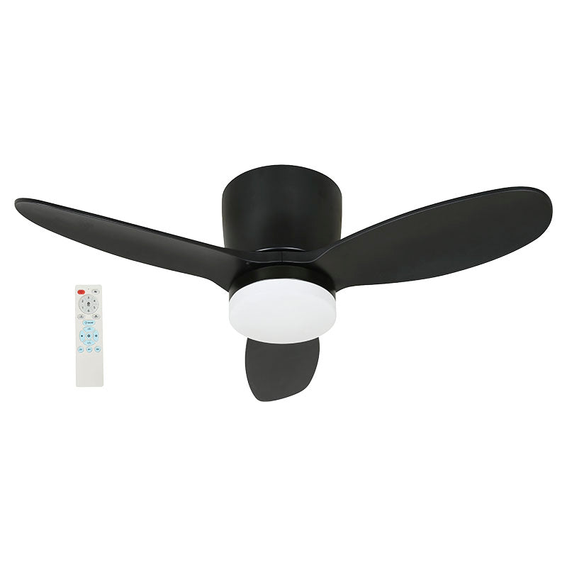 Ventilador techo inteligente brisa natural 36" 3 aspas negro Designers Lighting