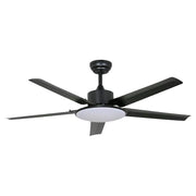Designers Lighting 52" 5-blade Smart Ceiling Fan, Black