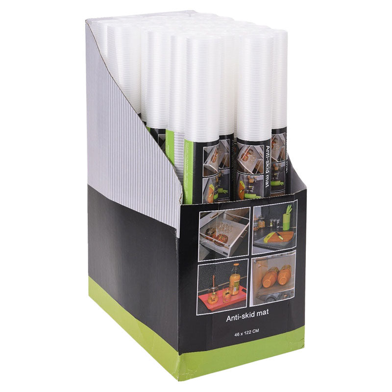 Tapete antideslizante para cocina 46 x 100 cm blanco