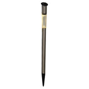 Estaca 13 cm moderna plateada solar 1070
