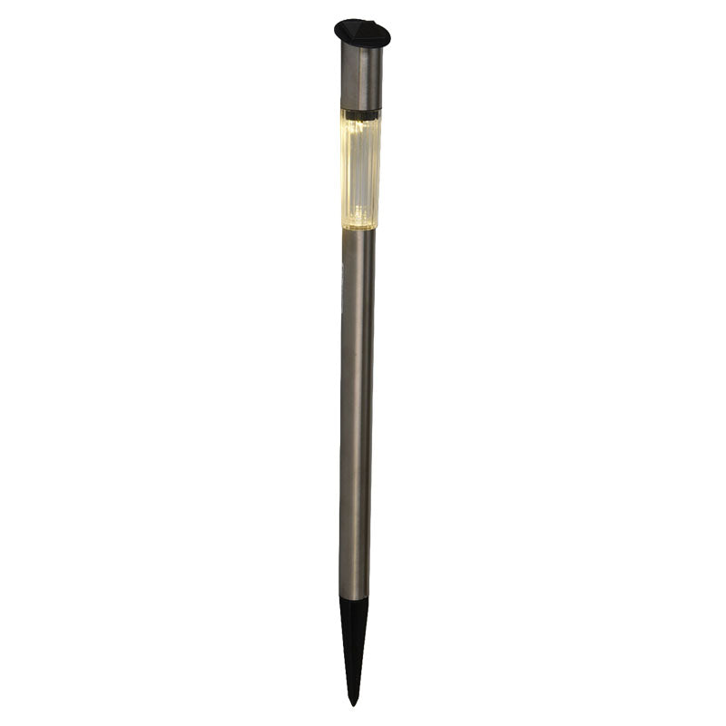 Modern silver solar stake 13 cm 1070