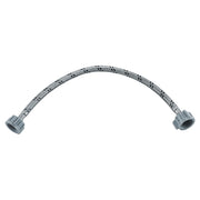 Tubo de abasto acero inoxidable para inodoro 7/8" FIP ABS x 1/2" FIP ABS 40 cm Tezza