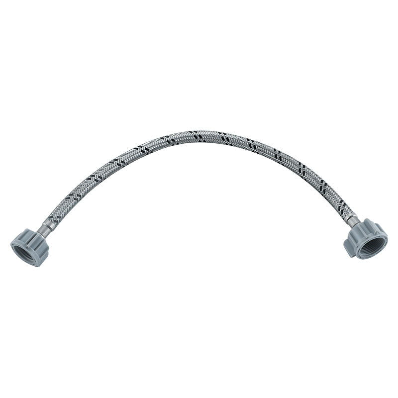 Tubo de abasto acero inoxidable para inodoro 7/8" FIP ABS x 1/2" FIP ABS 40 cm Tezza