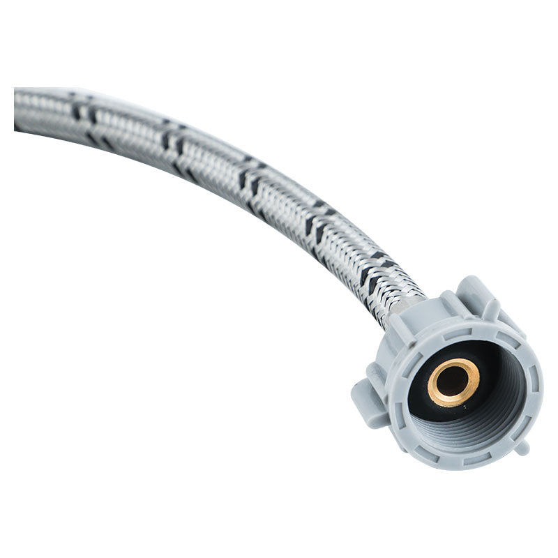 Tubo de abasto acero inoxidable para inodoro 7/8" FIP ABS x 1/2" FIP ABS 40 cm Tezza