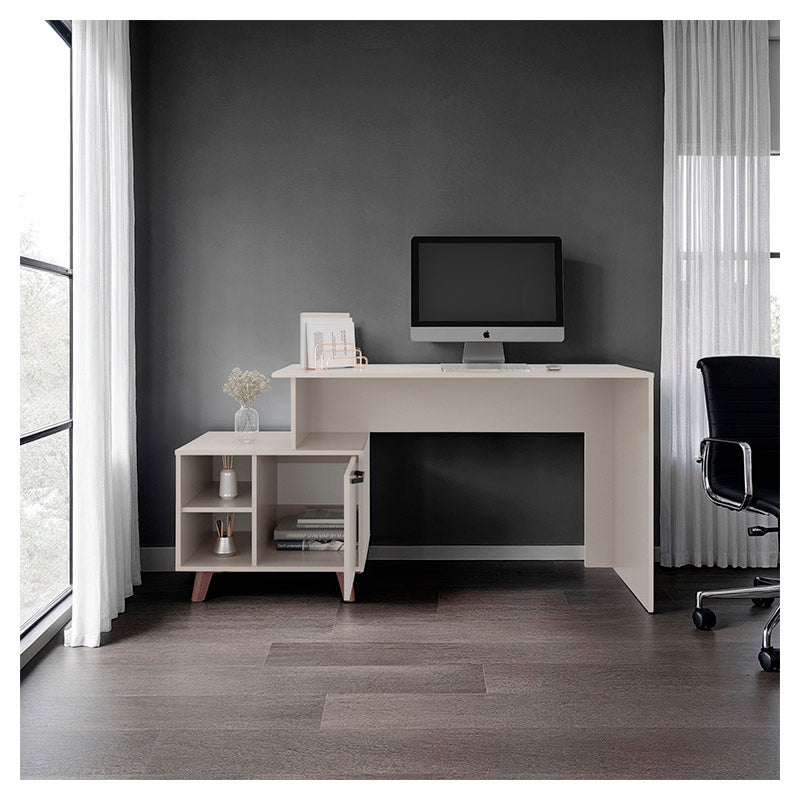 Escritorio Lera de melamina capri 50.3 x 151.5 x 75.6 cm
