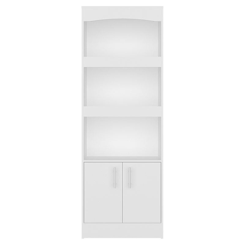 Simma white MDP bookcase 26.3 x 63.2 x 180 cm