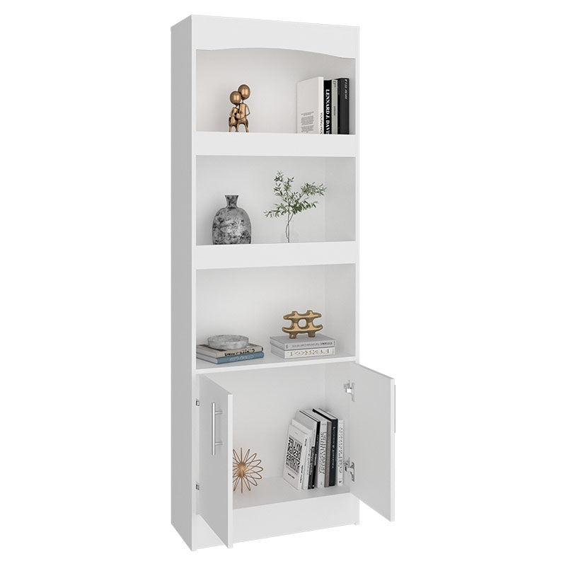 Simma white MDP bookcase 26.3 x 63.2 x 180 cm