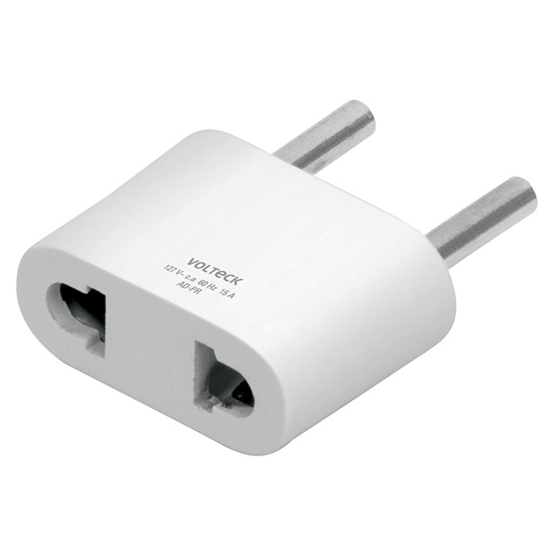Voltek flat-to-round plug adapter