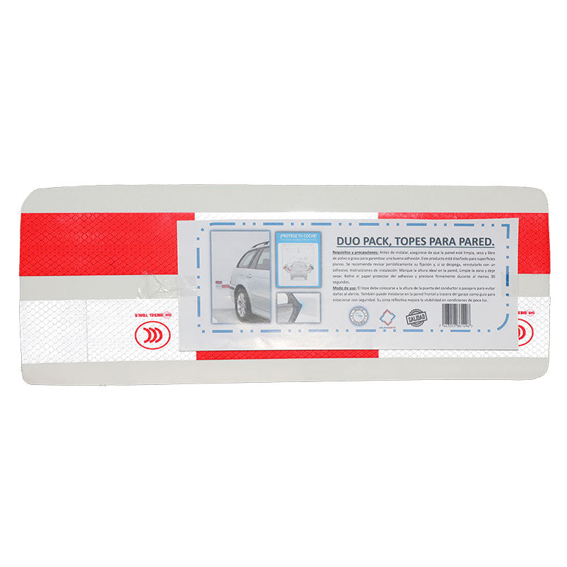 Tope protector garaje 43 x 16 x 4 cm (Venta por unidad)