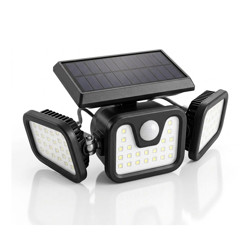 Black solar reflector 3 lights 3.5 W 24481