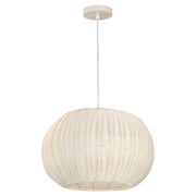 Modern white 1-light pendant lamp E27 25056
