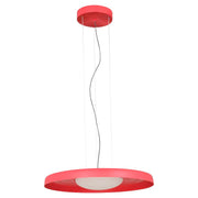 Modern red pendant lamp 1 light 34200