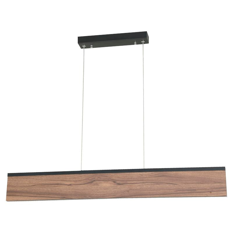 Lámpara colgante moderna café y negro 1 luz 34201