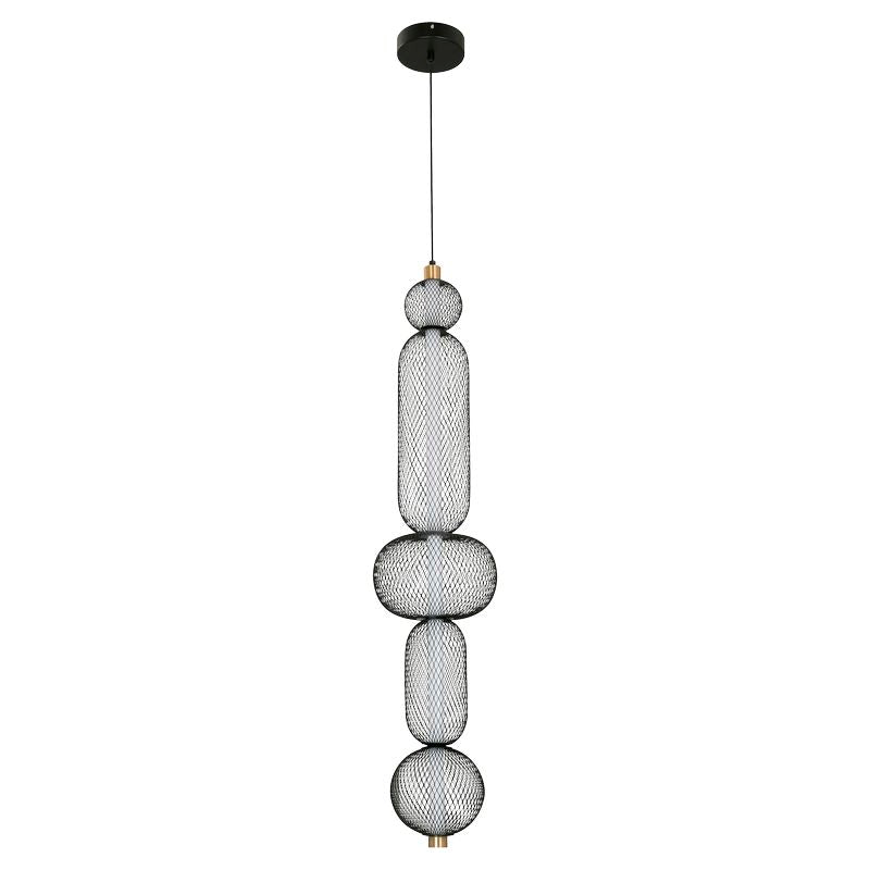 Lámpara colgante moderna negro 1 luz 34203