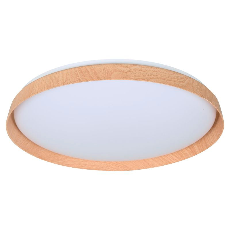 Modern brown and white 1-light ceiling lamp 34205