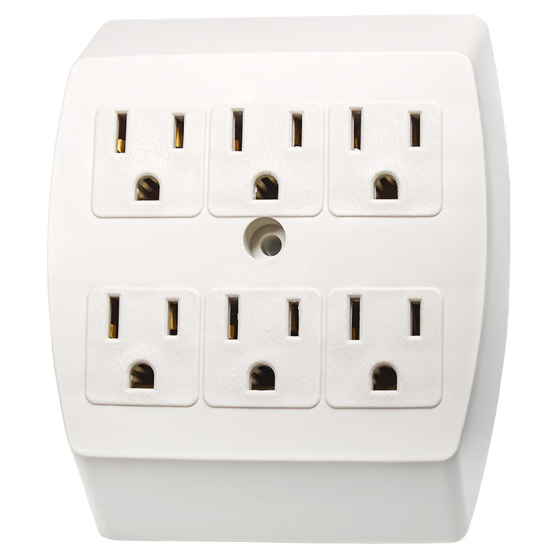Multitoma fijo 6 salidas 1825W Tezza