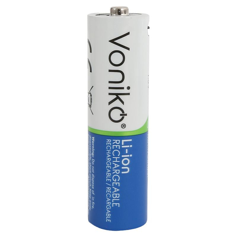 4 baterías recargables AA 2100 mAh Voniko (incluye cable tipo C)
