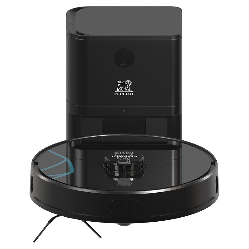 Aspiradora robot con navegación laser auto vaciante capacidad de 250 ml Peugeot