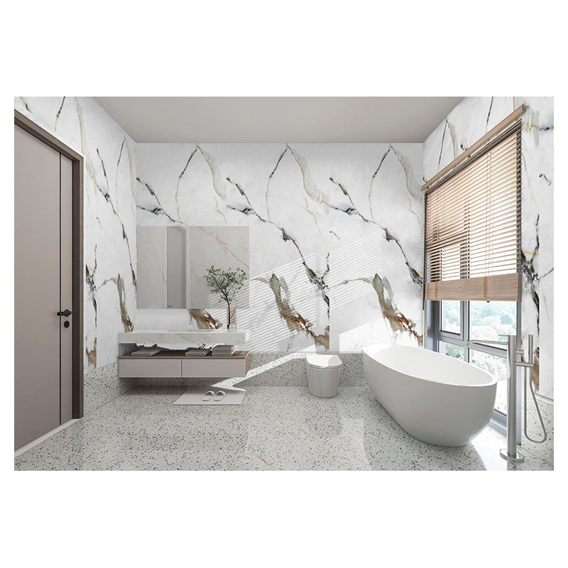 Lámina SPC 244 x 122 cm blanco marmol