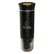Portable coffee machine, capsules, 1 cup, black