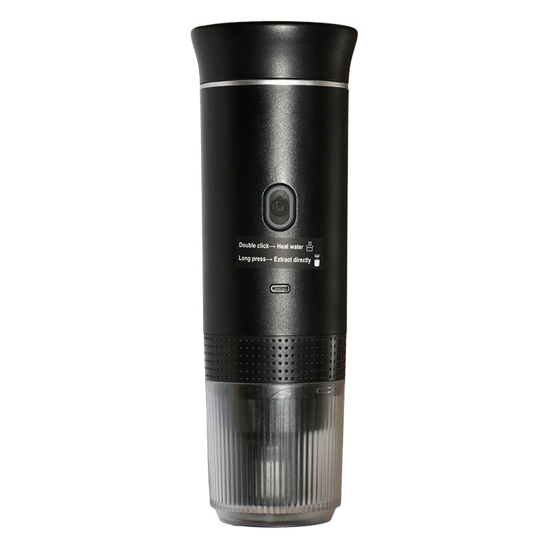 Máquina café portátil capsulas 1 taza negro