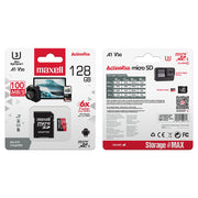 Memoria micro SD 128 GB incluye adaptador SD