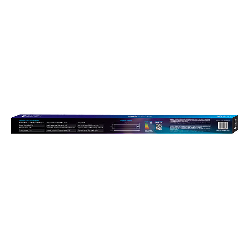 2.5W Rechargeable LED Lamp 1.7 x 4.1 x 60 cm ILUKON