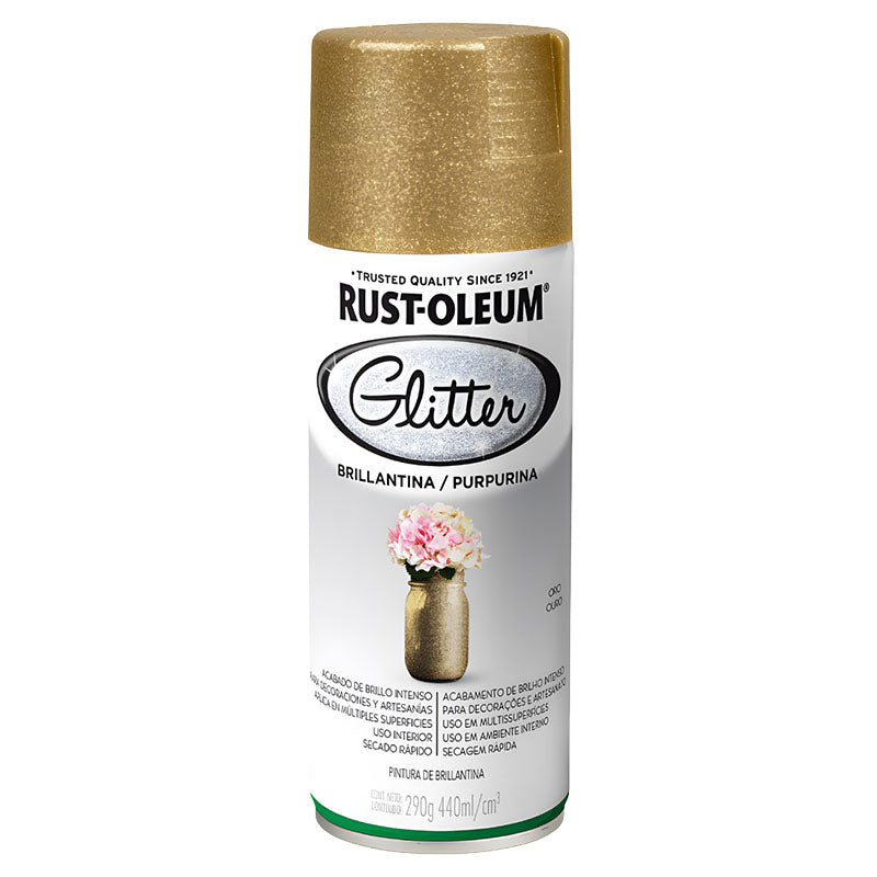 Rust Oleum Bright Sparkle Gold Spray Paint 290g