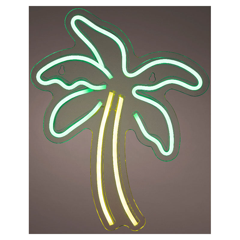 Lumineo 36cm 5W Multicolor LED Neon "Palm Tree" Sign