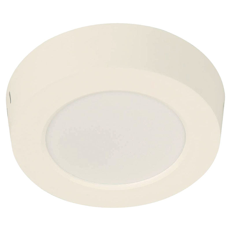 Panel LED de sobreponer circular 6 W luz blanca