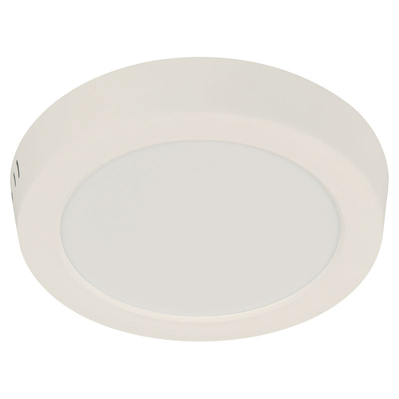 Panel LED de sobreponer circular 12 W luz blanca