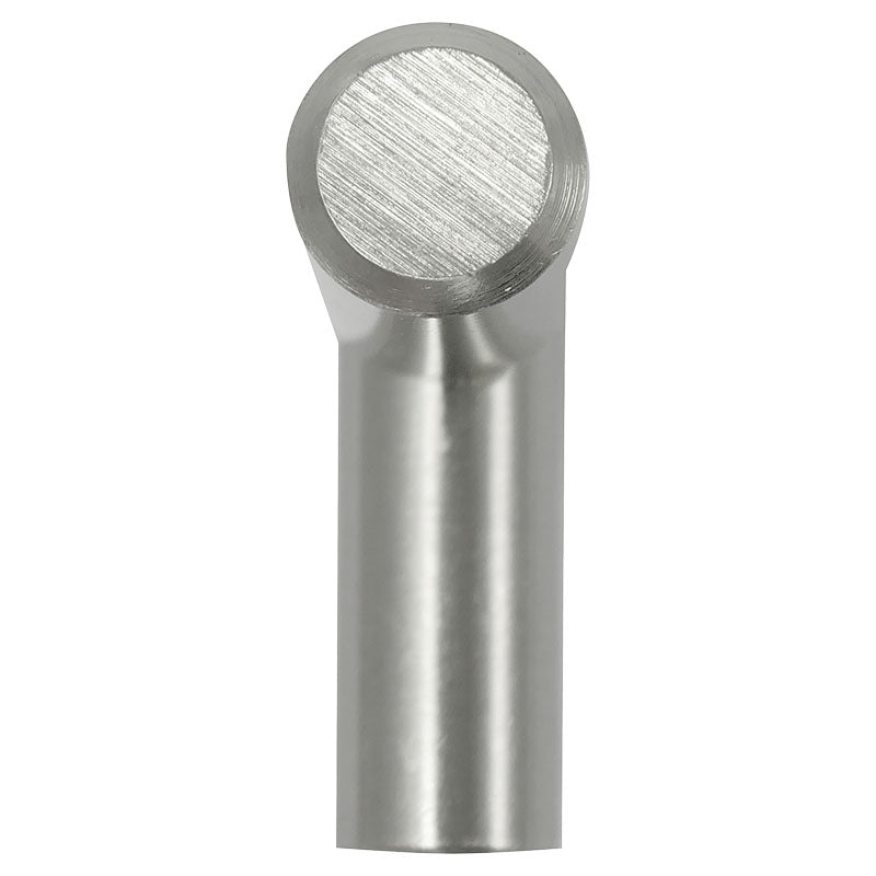 Melrose 5-Pack Solid Steel T-Bar Pull, 9.6 cm, Brushed Nickel