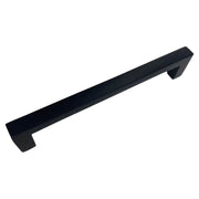 Agarradera barra T cuadrada de aluminio 9,6 cm negro mate