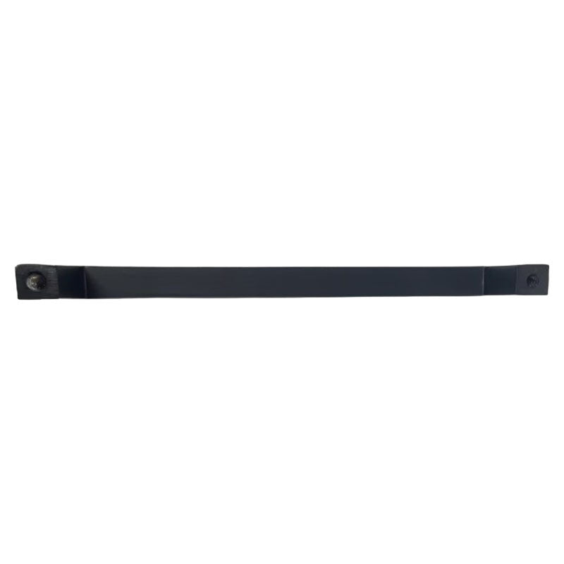 Agarradera barra T cuadrada de aluminio 9,6 cm negro mate