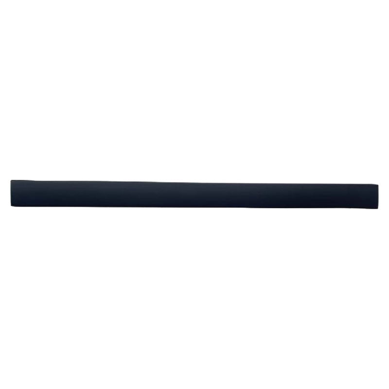 Agarradera barra cuadrada de aluminio 12,8 cm negro mate