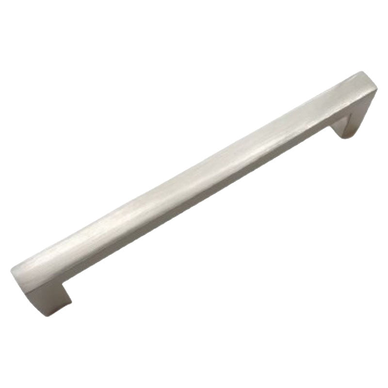 Satin Nickel 12.8 cm Square Bar Aluminum Pull