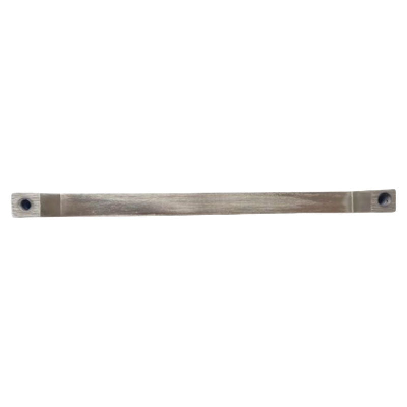 Satin Nickel 12.8 cm Square Bar Aluminum Pull