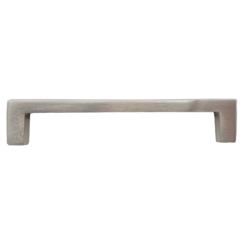 Satin Nickel 12.8 cm Square Bar Aluminum Pull