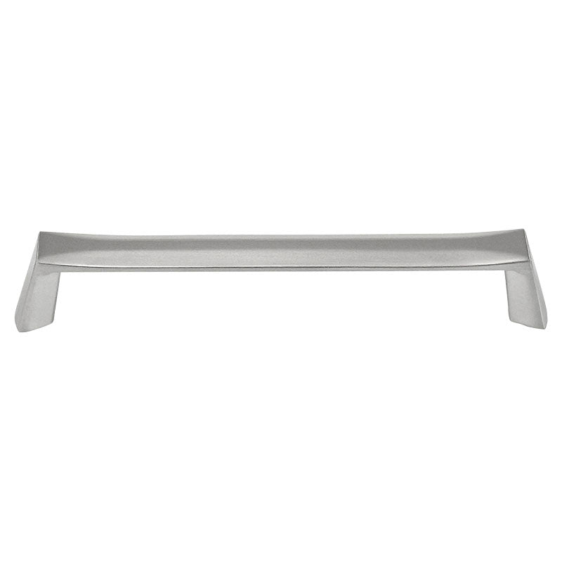Agarradera Katanoah cuadrada de zinc 16,0 cm níquel satinado