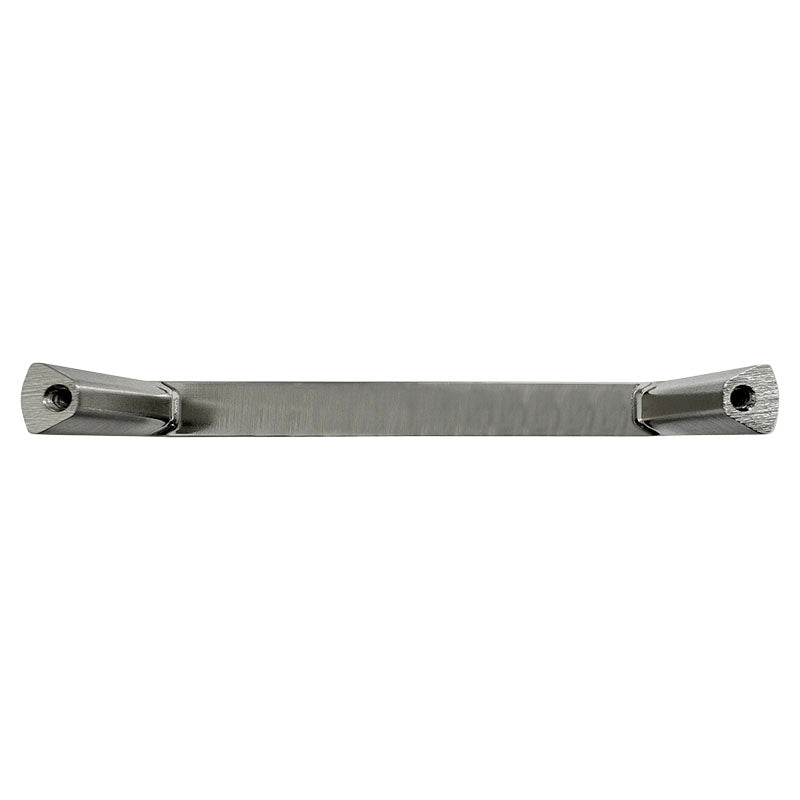 Agarradera Katanoah cuadrada de zinc 16,0 cm níquel satinado
