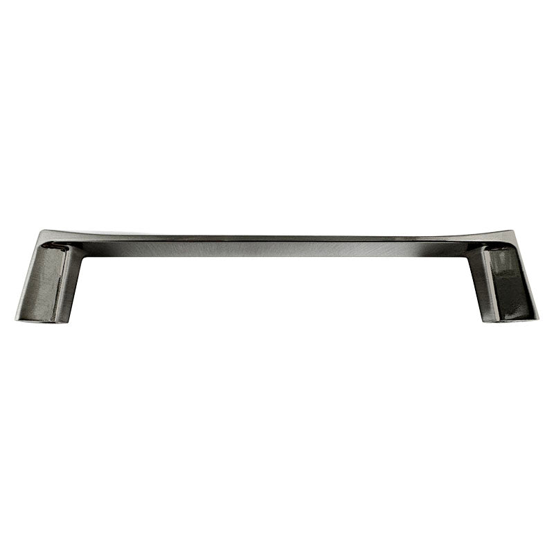 Agarradera Katanoah cuadrada de zinc 16,0 cm níquel satinado