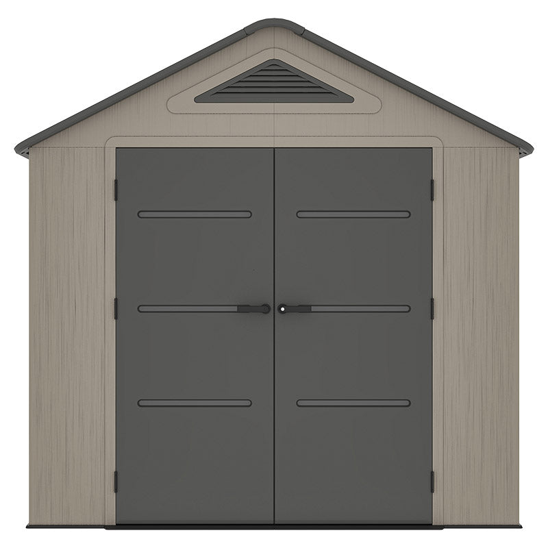 Plastic outdoor storage shed for storage 250 x 180 x 242 cm Tezza