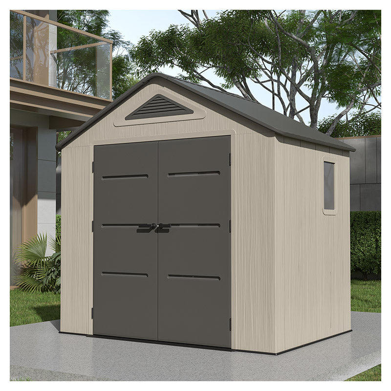 Plastic outdoor storage shed for storage 250 x 180 x 242 cm Tezza