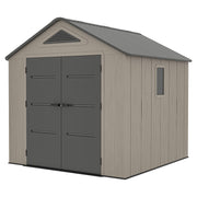Outdoor Plastic Storage Shed 250 x 246 x 242 cm Tezza