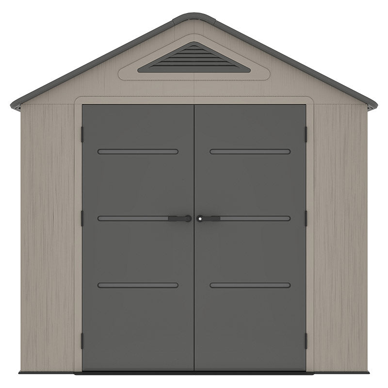 Outdoor Plastic Storage Shed 250 x 246 x 242 cm Tezza